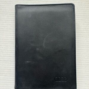 Audi Black Leather Passport Holder